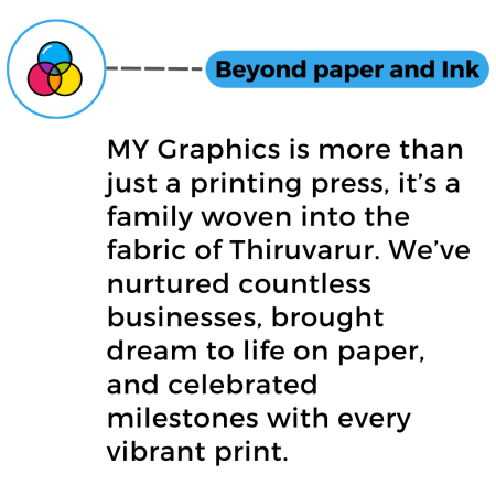 The journey began in 1995, not in the gleaming halls of a press, but in the rented building. “ MY Graphics“ was born, bearing the initials of their Father, a symbol of his unwavering support and t (3)